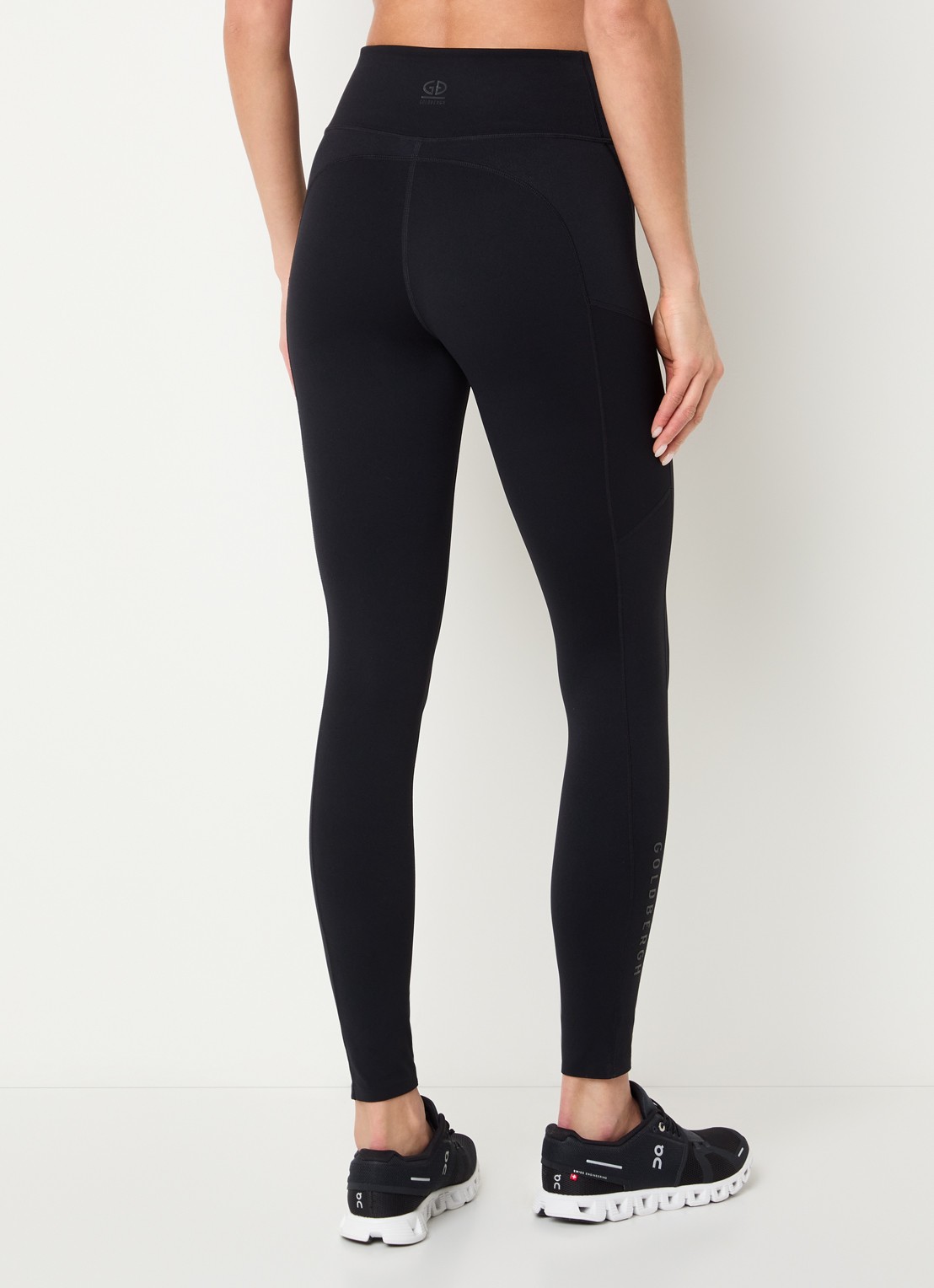 Goldbergh Serenza high waist slim fit legging - achterkant zwart