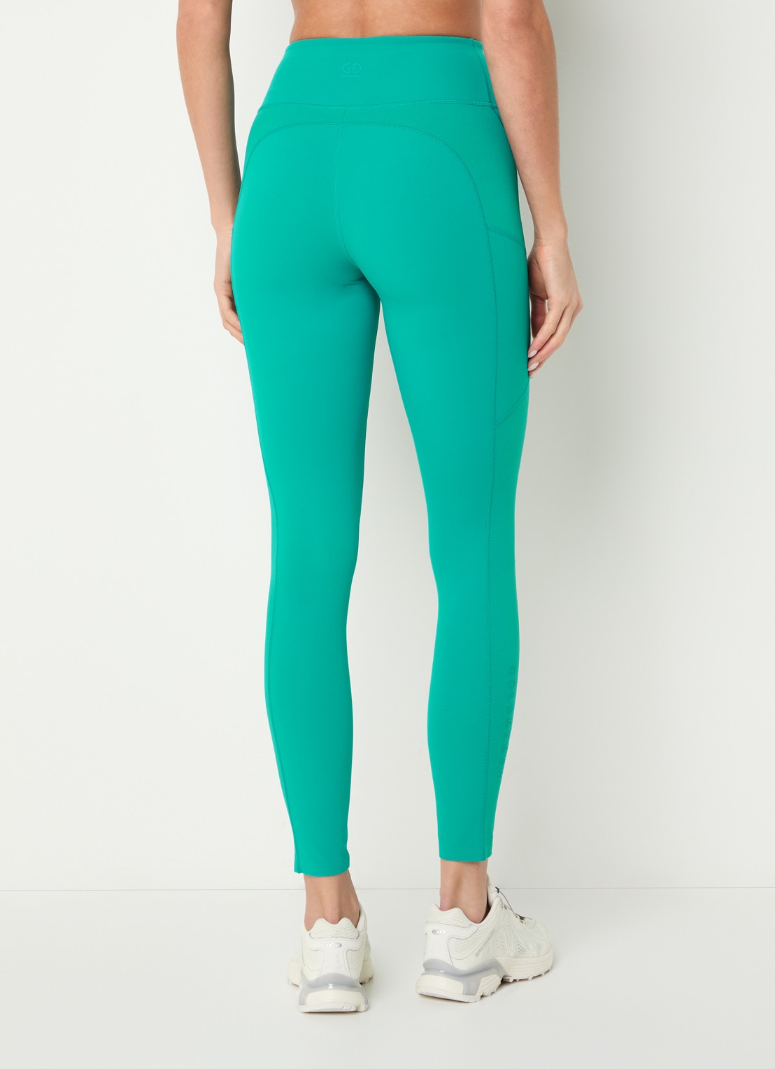 Goldbergh Serenza high waist slim fit legging - achterkant turquoise
