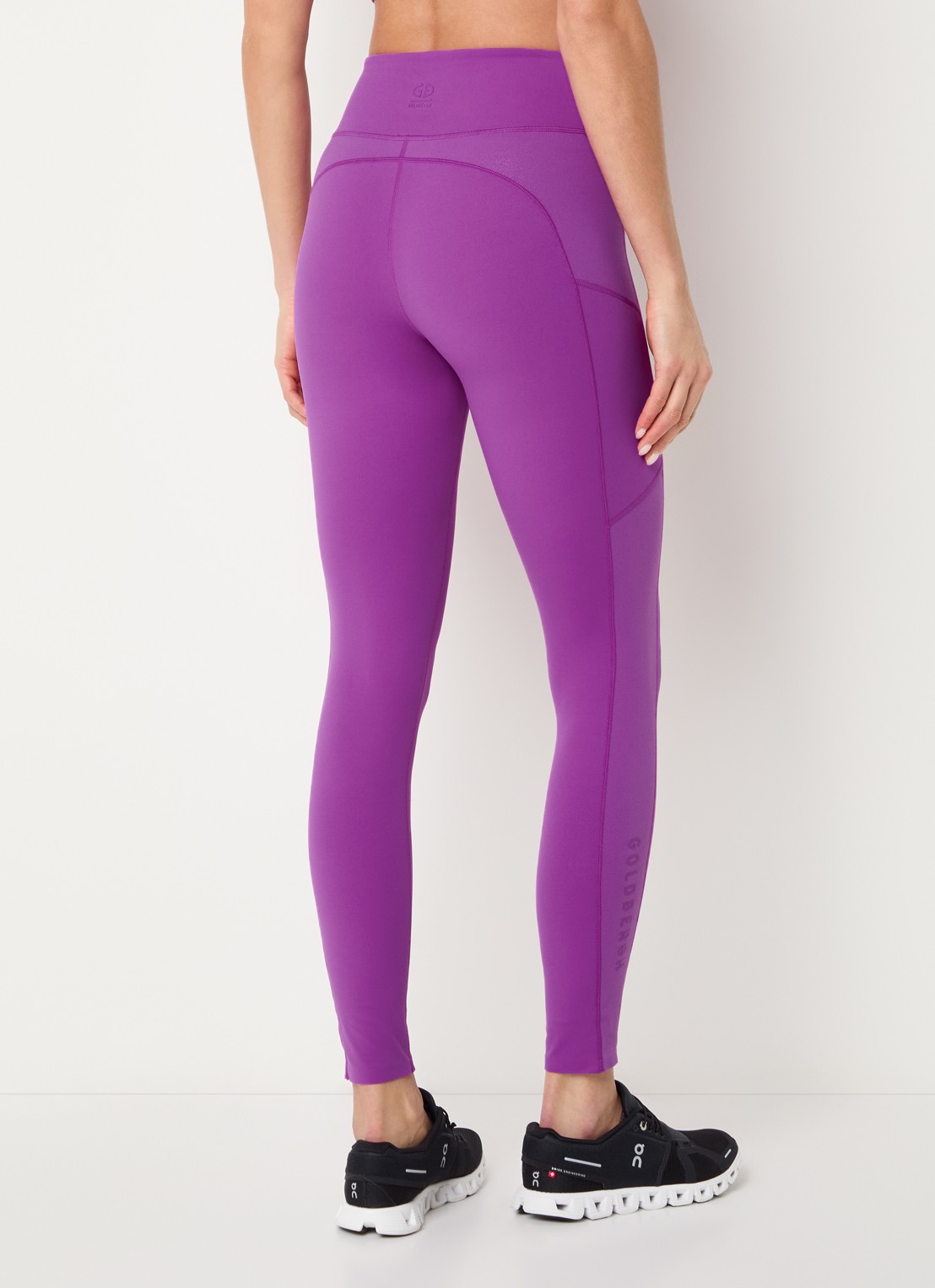 Goldbergh Serenza high waist slim fit legging - achterkant paars