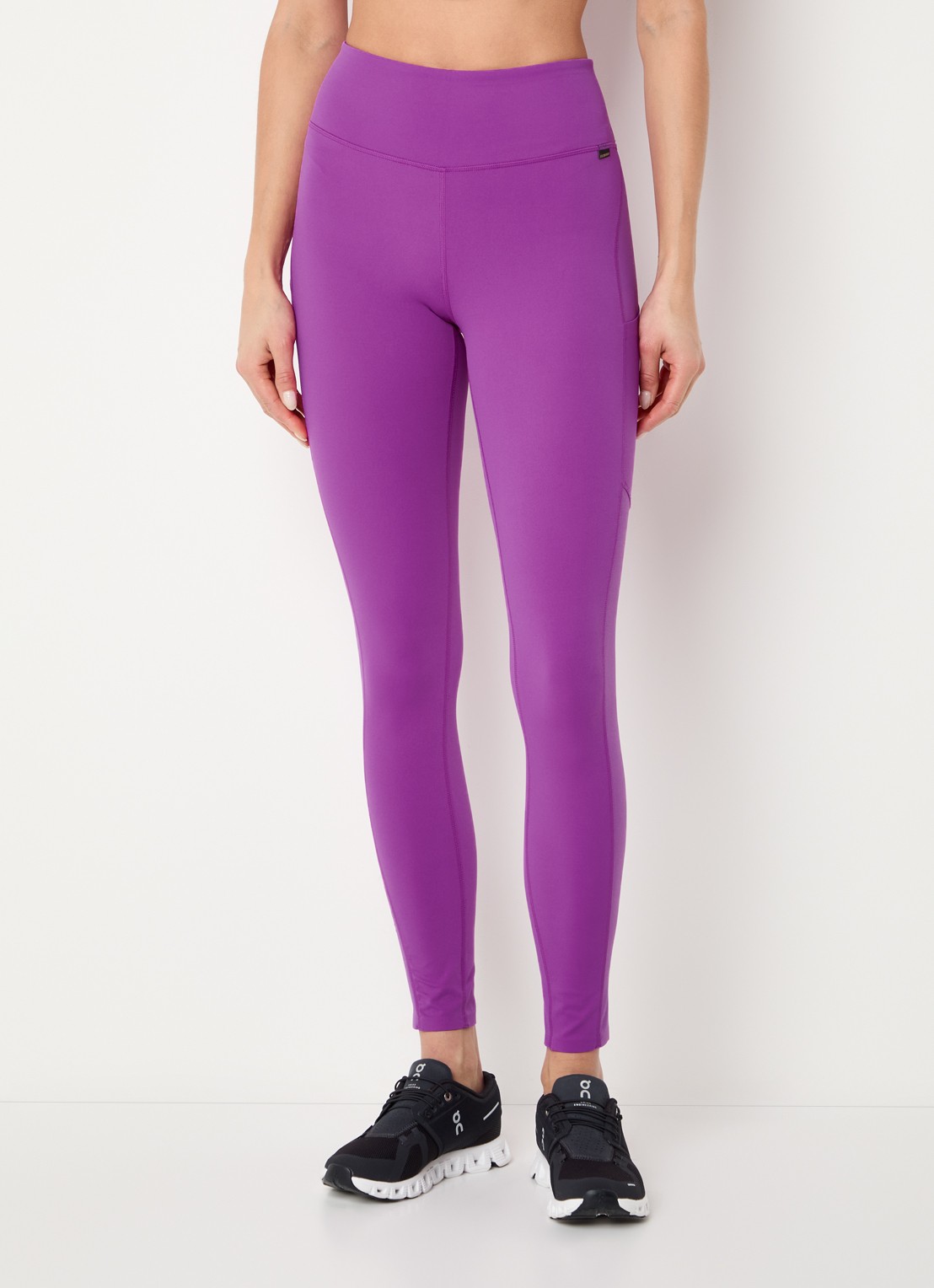 Goldbergh Serenza high waist slim fit legging - detail 2 paars