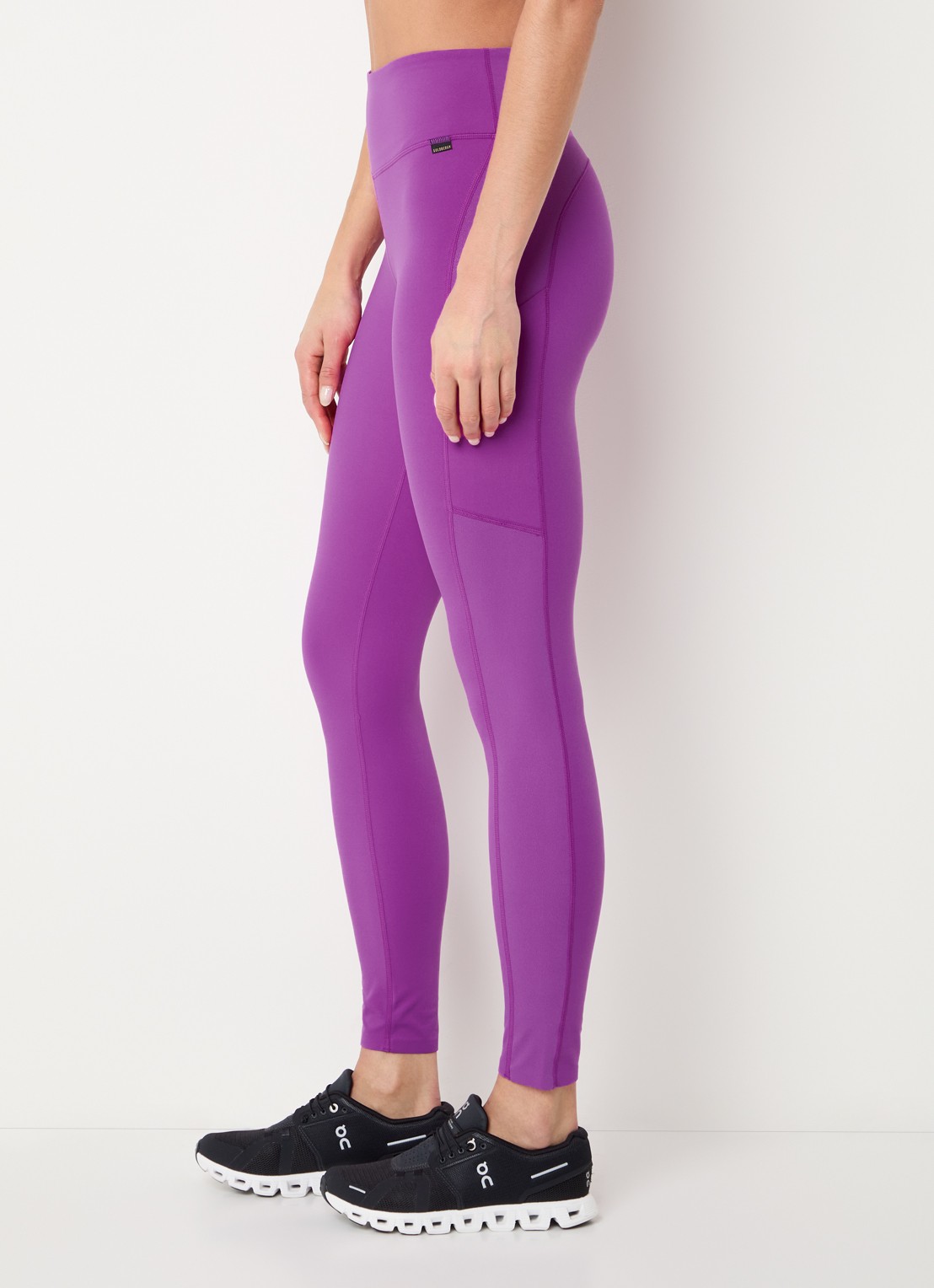 Goldbergh Serenza high waist slim fit legging - detail 3 paars