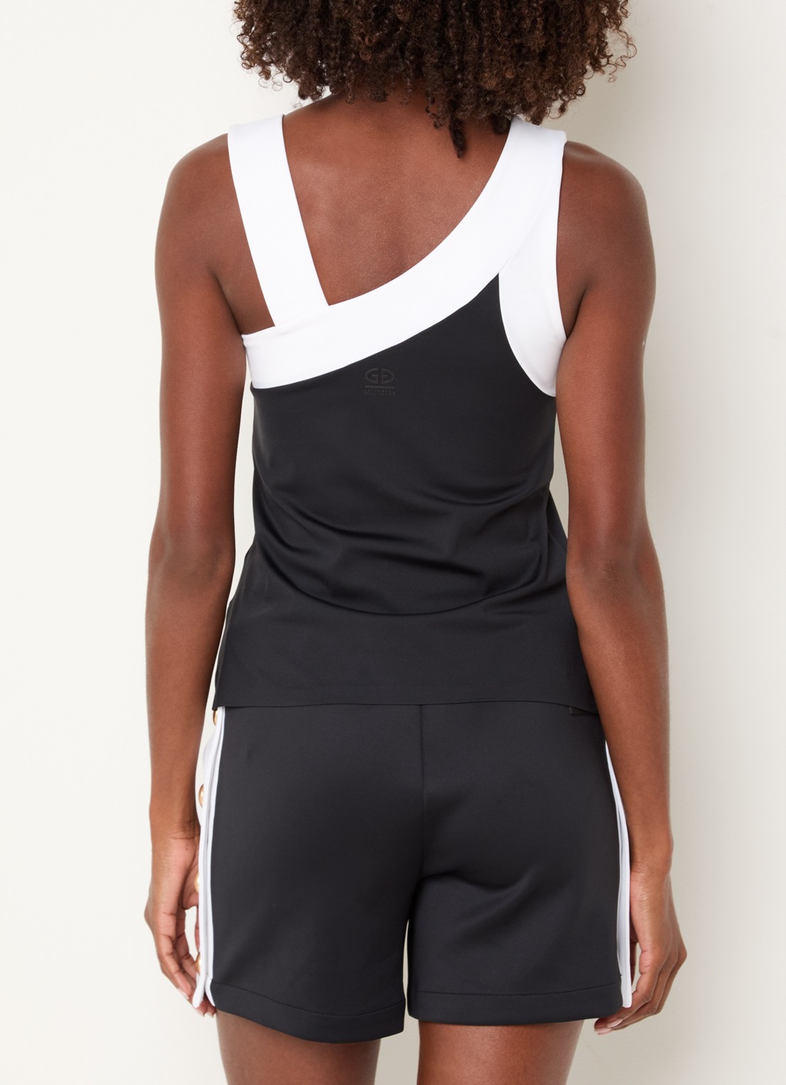 Goldbergh Sierra singlet met medium support - achterkant zwart