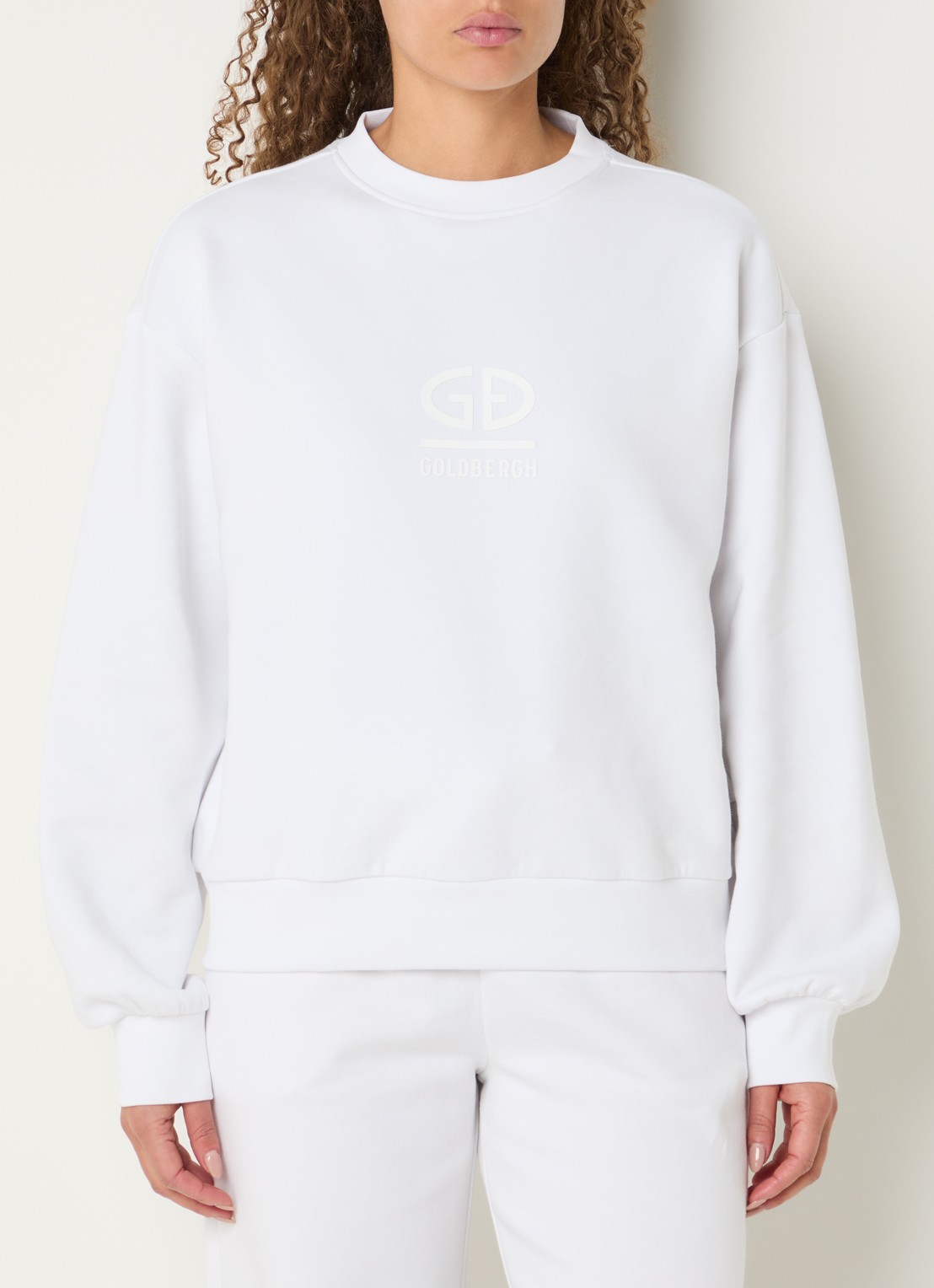 Goldbergh Sweater met logo - detail 4 wit