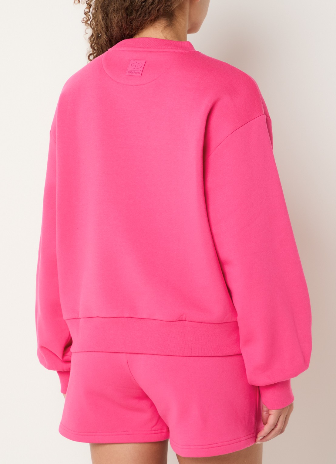 Goldbergh Sweater met logo - achterkant 4 fuchsia