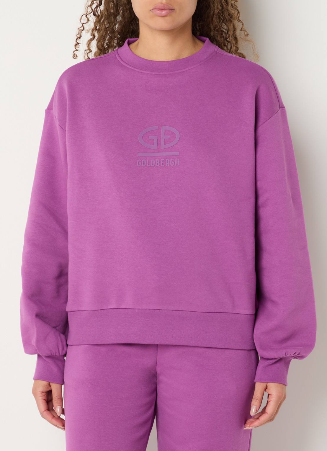 Goldbergh Sweater met logo - detail 3 paars