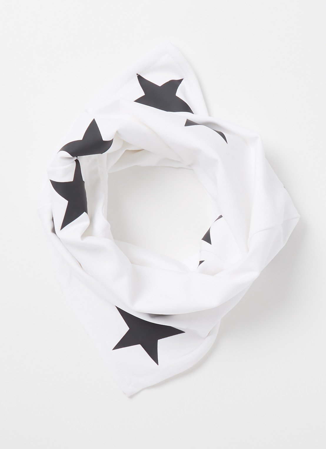 Goldbergh Twinkle colsjaal met sterrenprint - detail wit