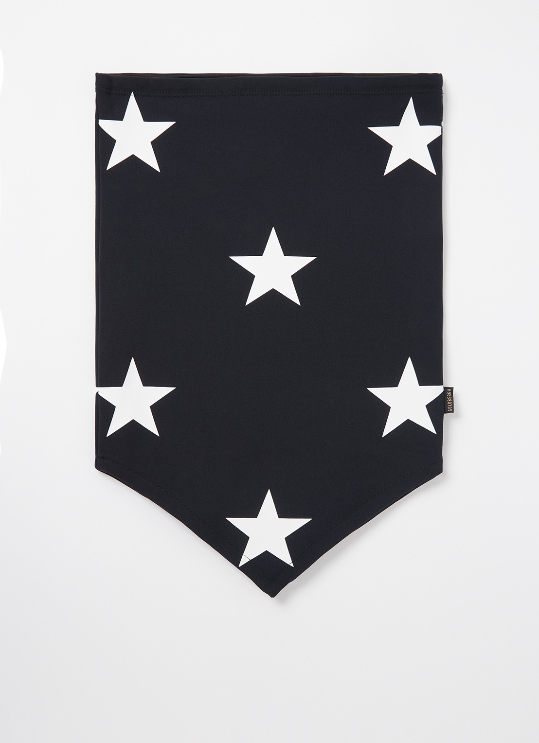 Goldbergh Twinkle colsjaal met sterrenprint - voorkant 2 zwart