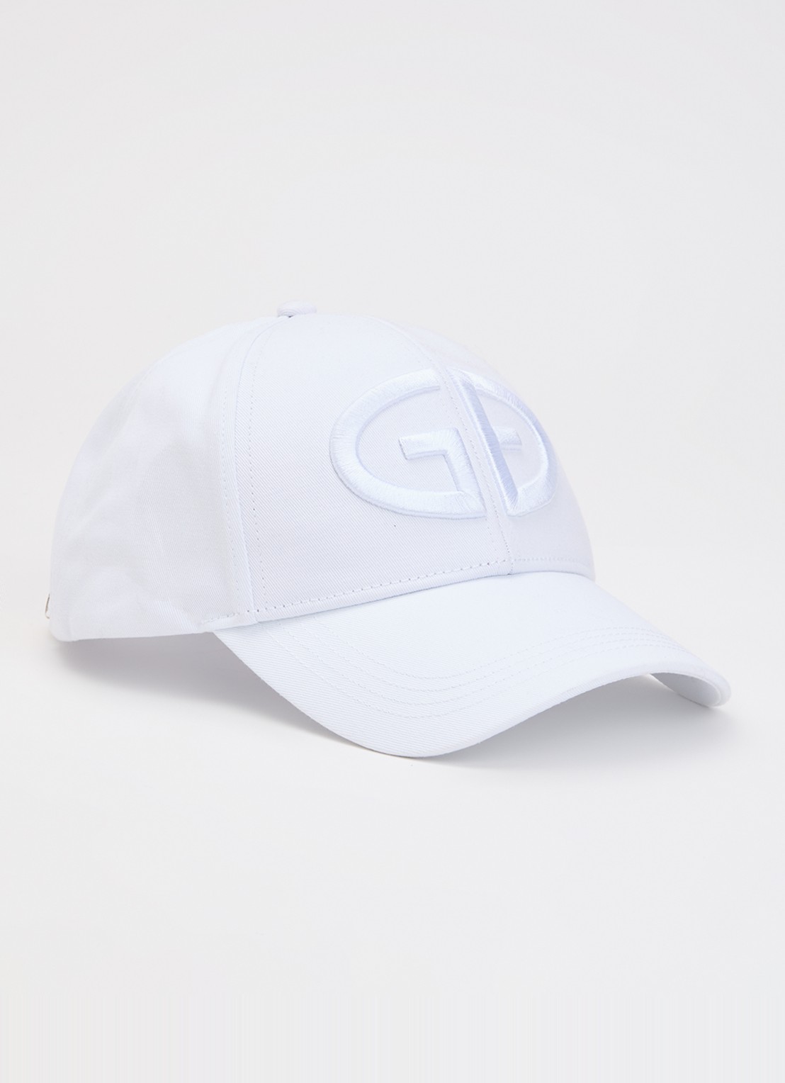 Goldbergh Valencia pet met logoborduring - voorkant wit