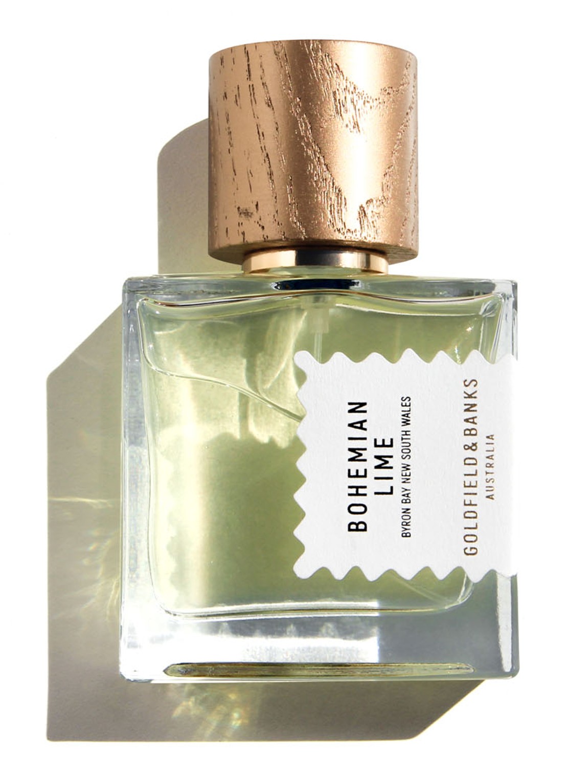 Goldfield & Banks Bohemian Lime Eau de Parfum - voorkant lime