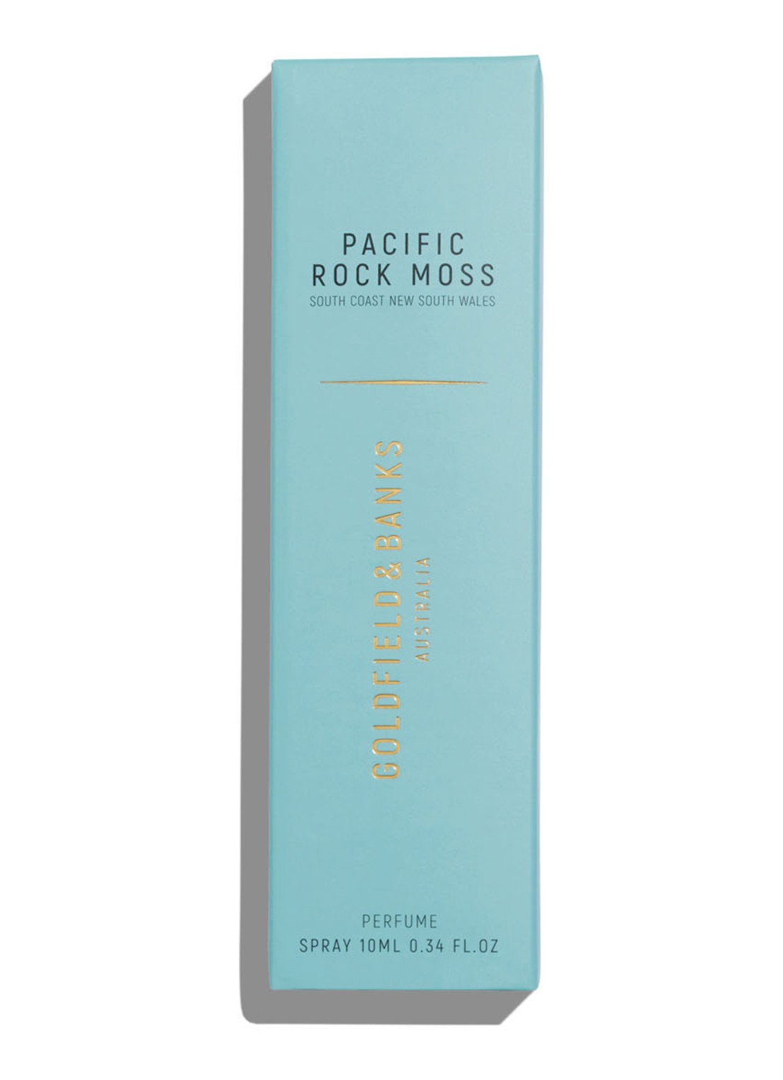 Goldfield & Banks Mini Pacific Rock Moss Eau de Parfum - travel size - detail 5 lichtblauw