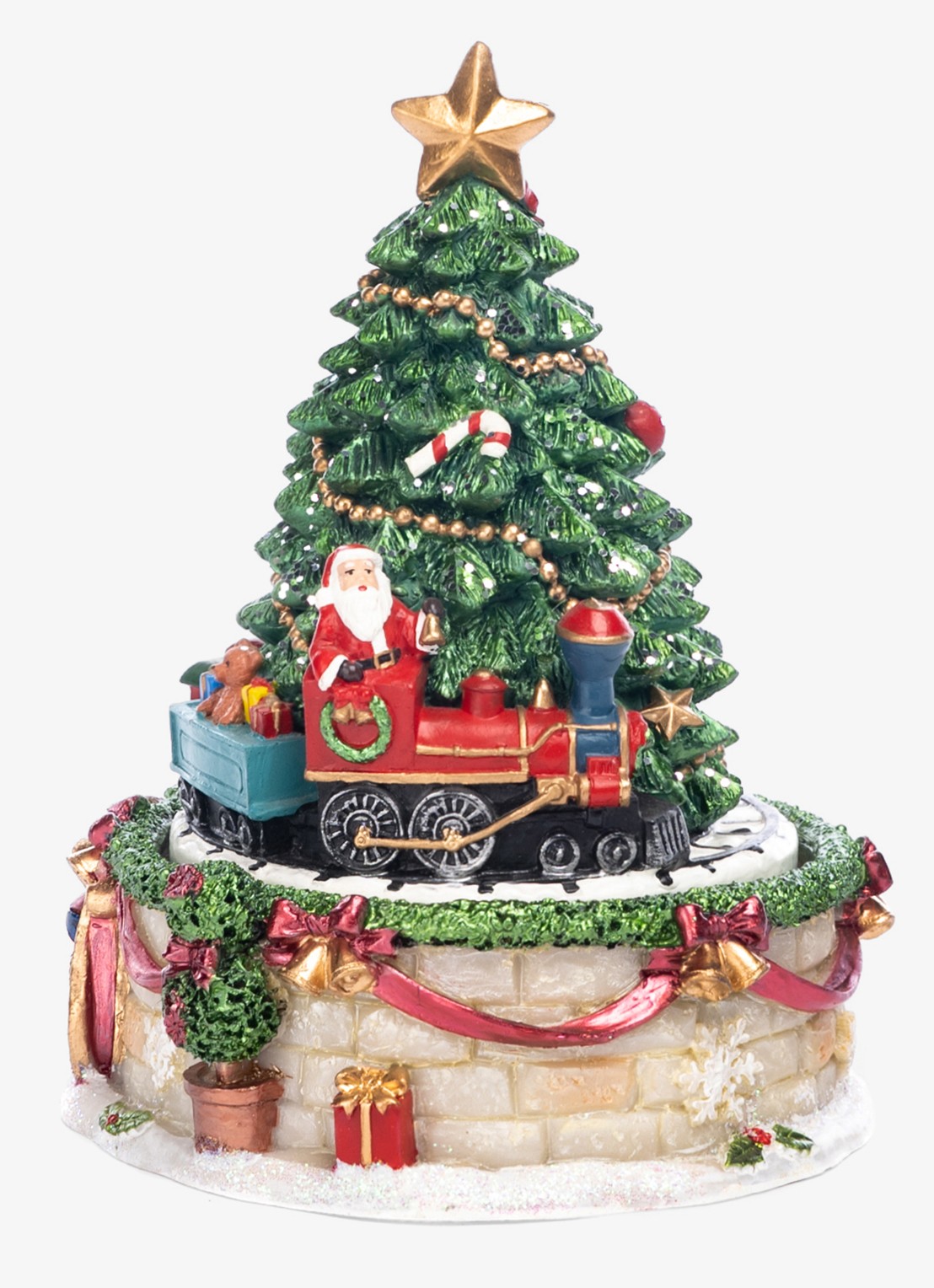 Goodwill Kerstboom kerstornament 16,5 cm - voorkant groen