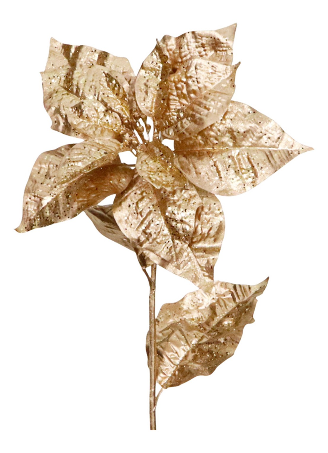 Goodwill Kerstster kersttak 70 cm - voorkant goud