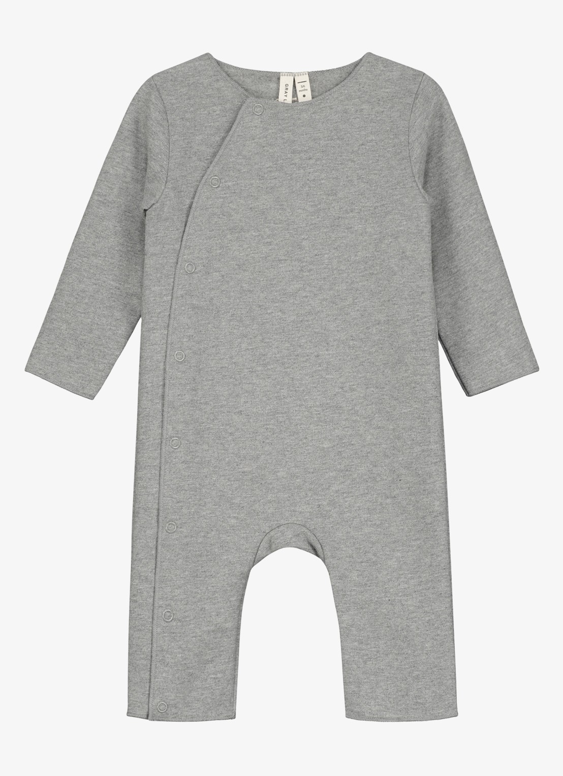 Gray Label Babypak met ronde hals - voorkant 2 grijsmele