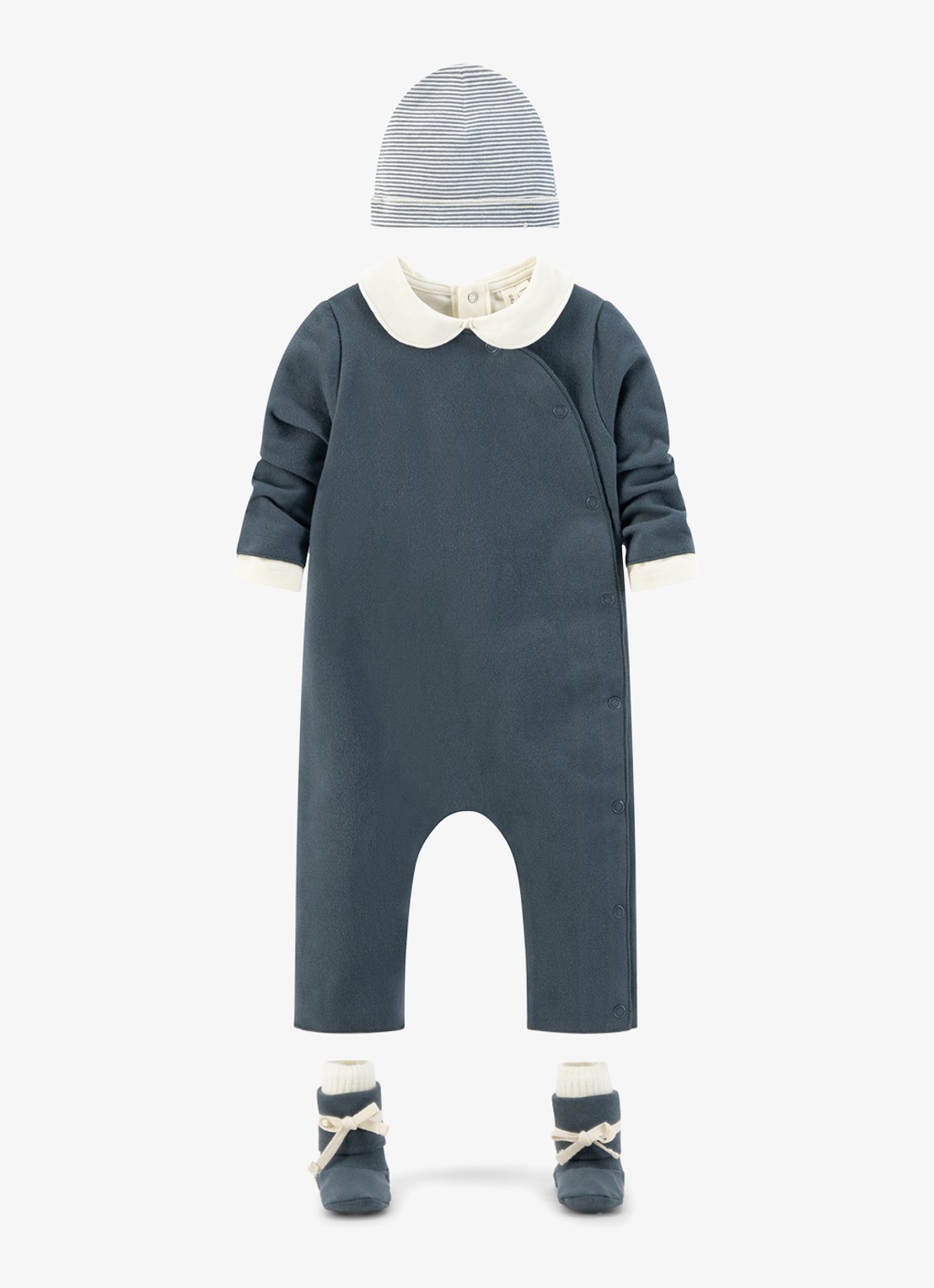 Gray Label Babypak met ronde hals - detail 3 petrol