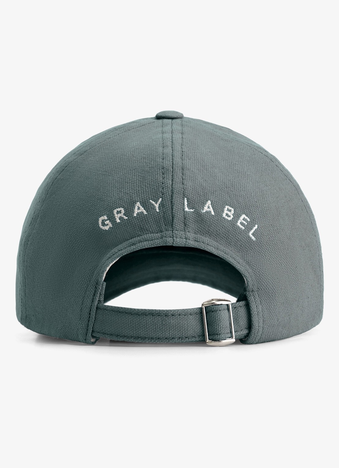 Gray Label Baseball pet met borduring - achterkant 3 blauwgrijs