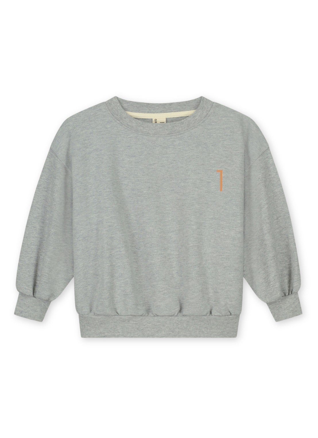 Gray Label Birthday sweater met ronde hals - voorkant 3 grijsmele
