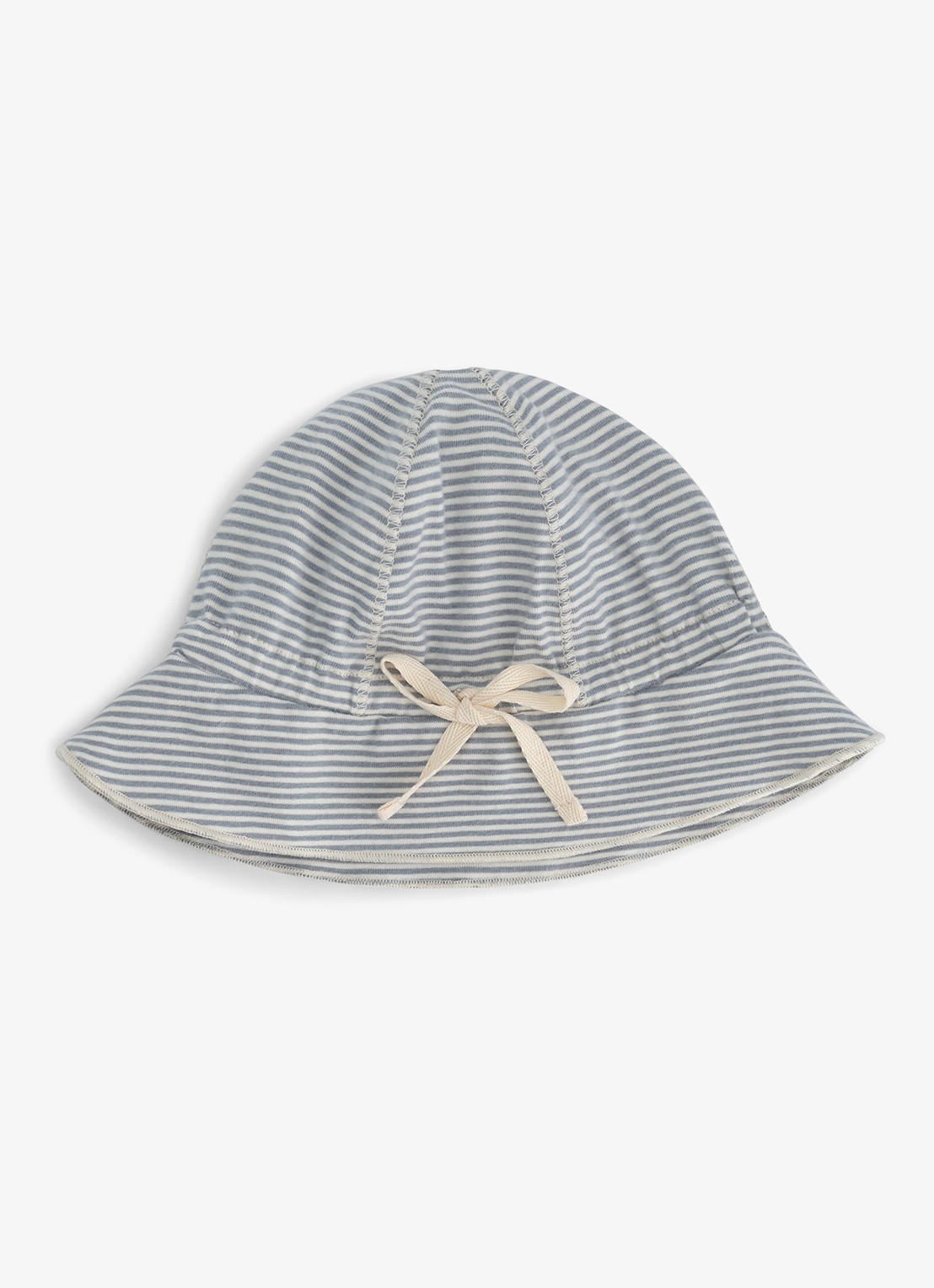 Gray Label Bucket hoed met streepprint - voorkant 2 blauwgrijs