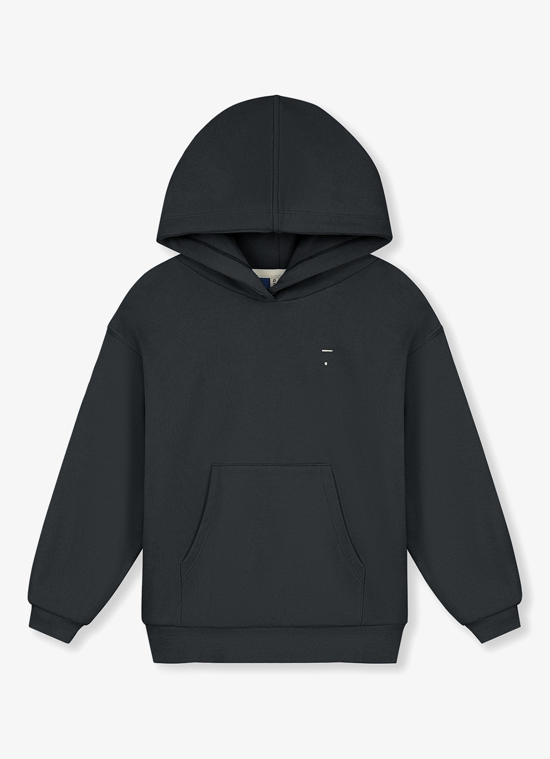 Gray Label Hoodie van katoen - voorkant 2 zwart