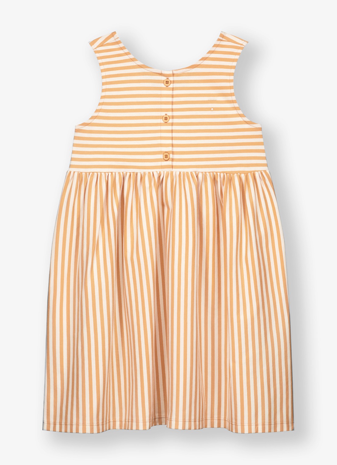 Gray Label Jurk met streepprint - voorkant orange