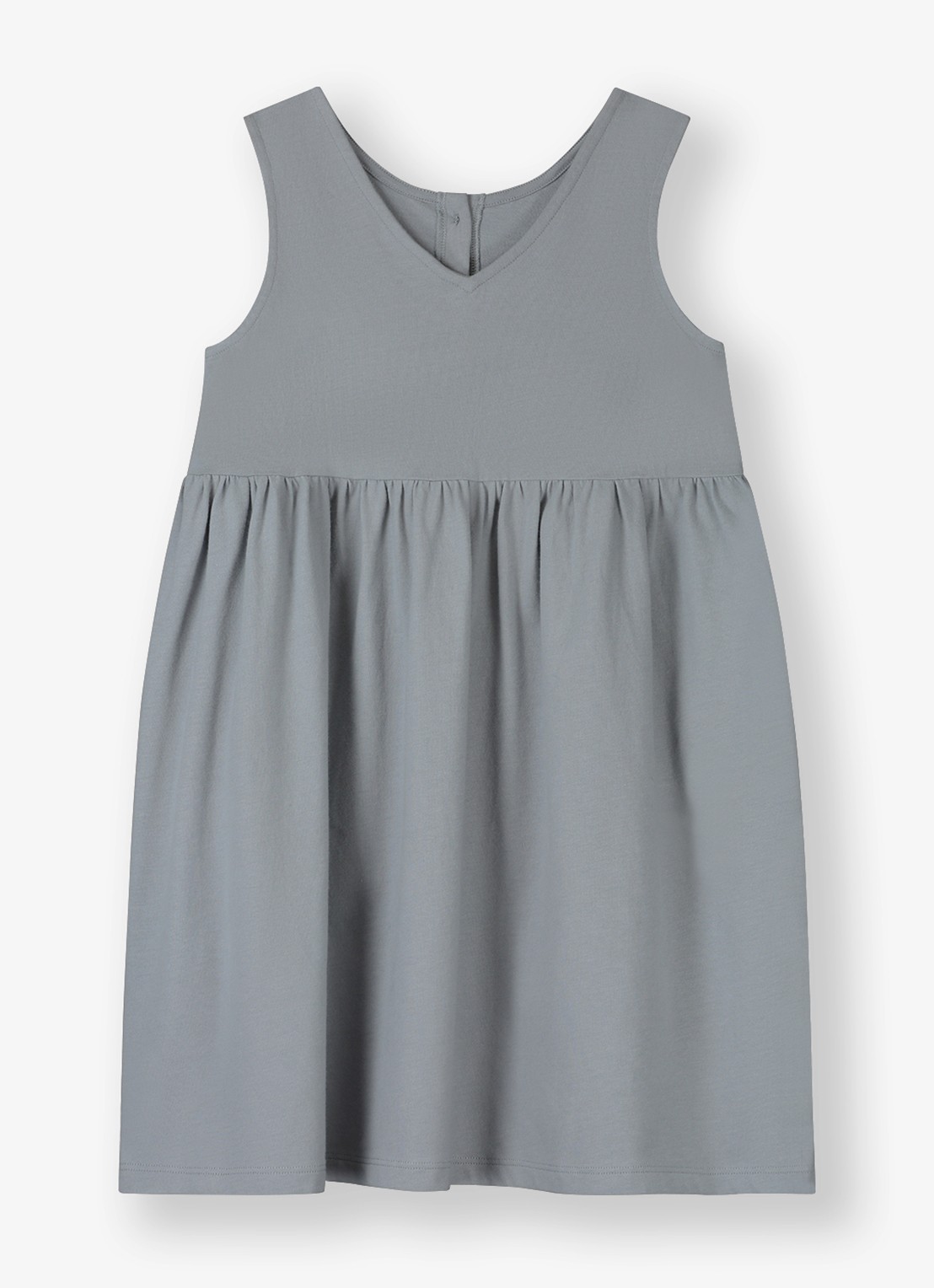 Gray Label Jurk met streepprint - achterkant 4 blauwgrijs