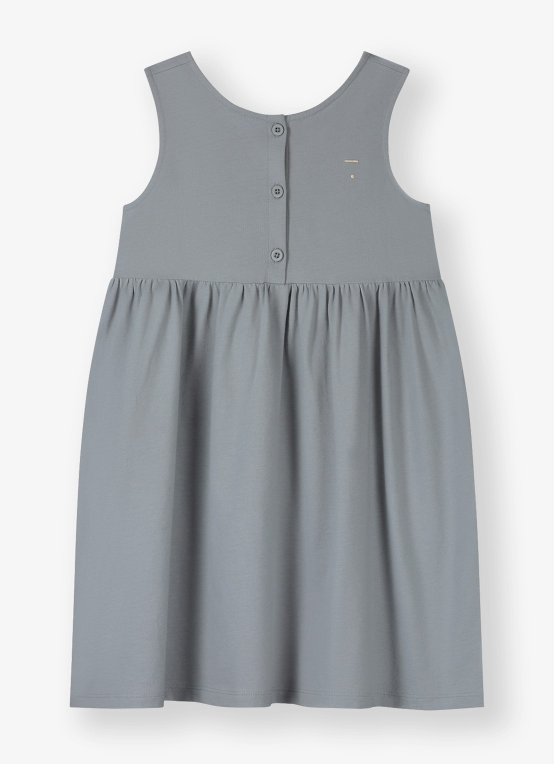 Gray Label Jurk met streepprint - voorkant blauwgrijs