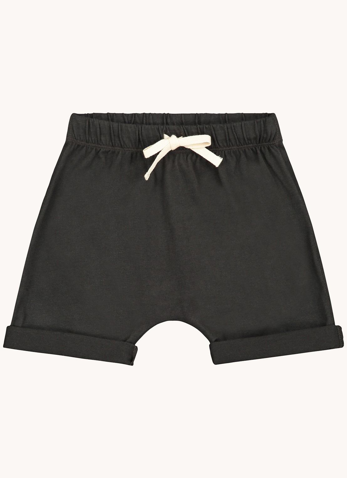 Gray Label Korte joggingbroek van  katoen  - voorkant 2 zwart