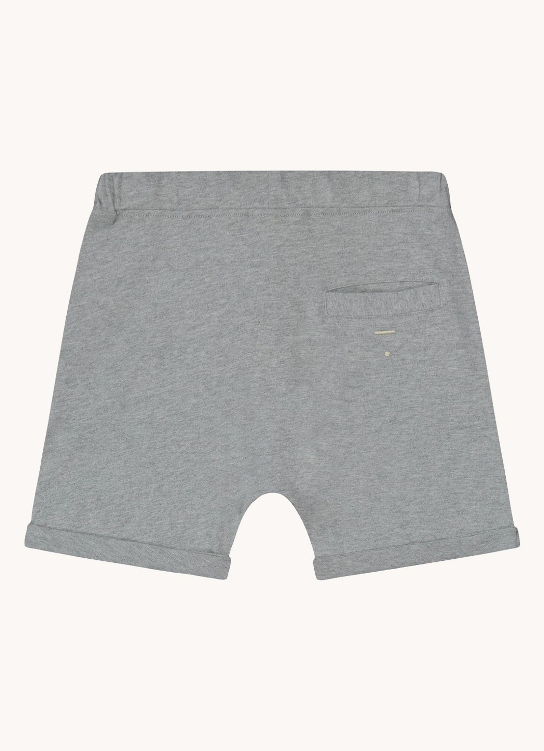 Gray Label Korte joggingbroek van  katoen  - achterkant grijsmele