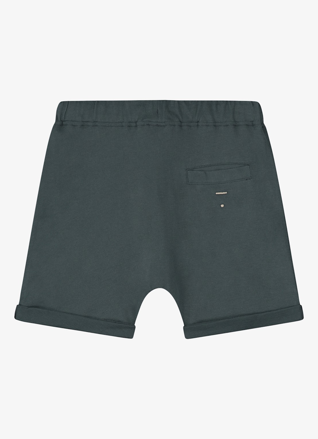 Gray Label Korte joggingbroek van  katoen  - achterkant 2 blauwgrijs