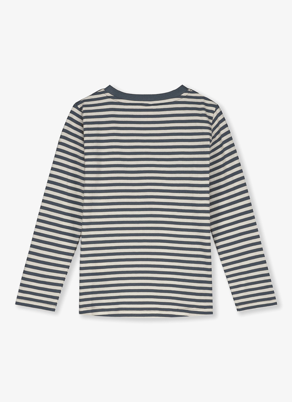 Gray Label Longsleeve met ronde hals - voorkant 2 blauwgrijs