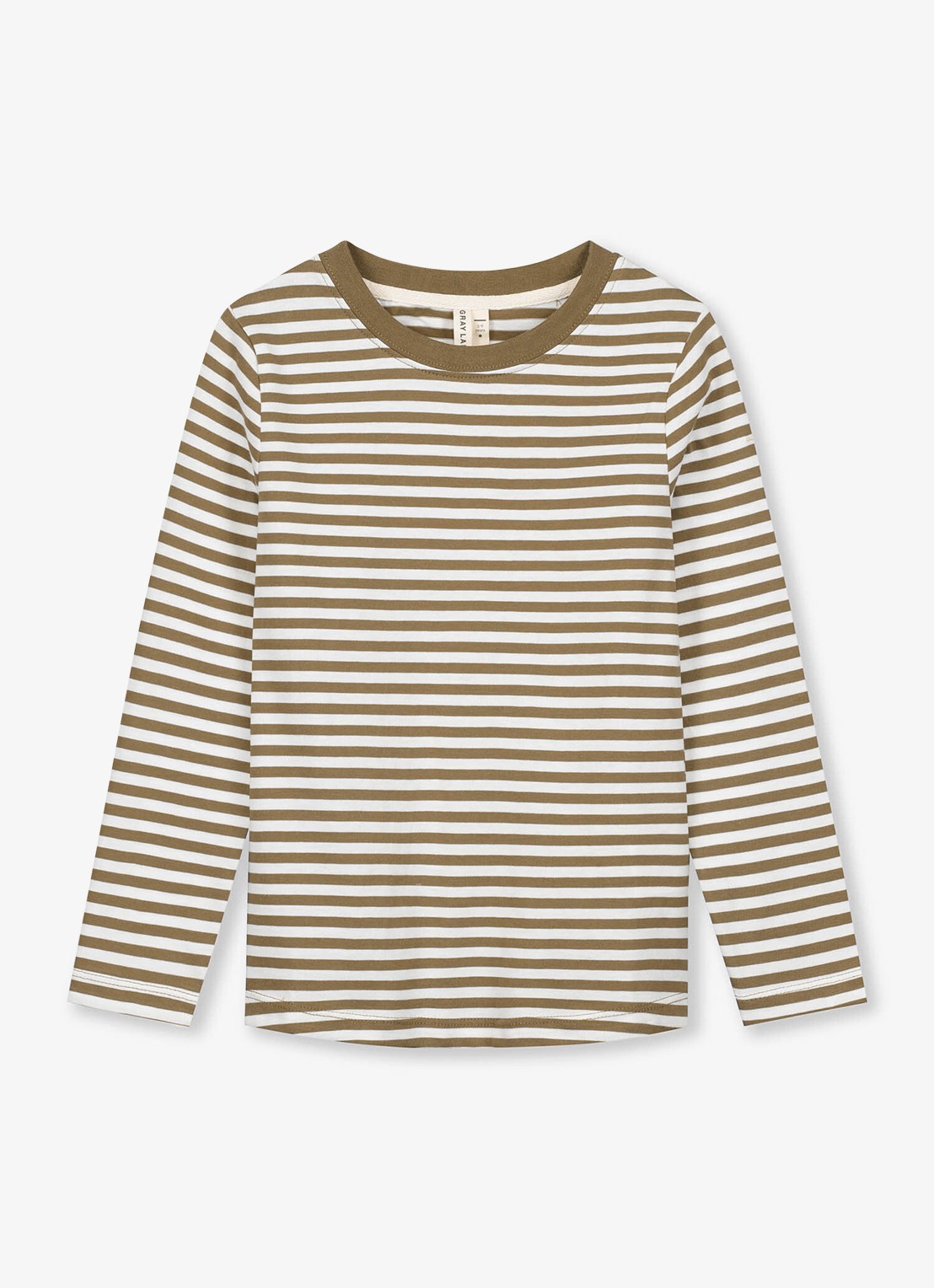 Gray Label Longsleeve met ronde hals - voorkant 2 bruin