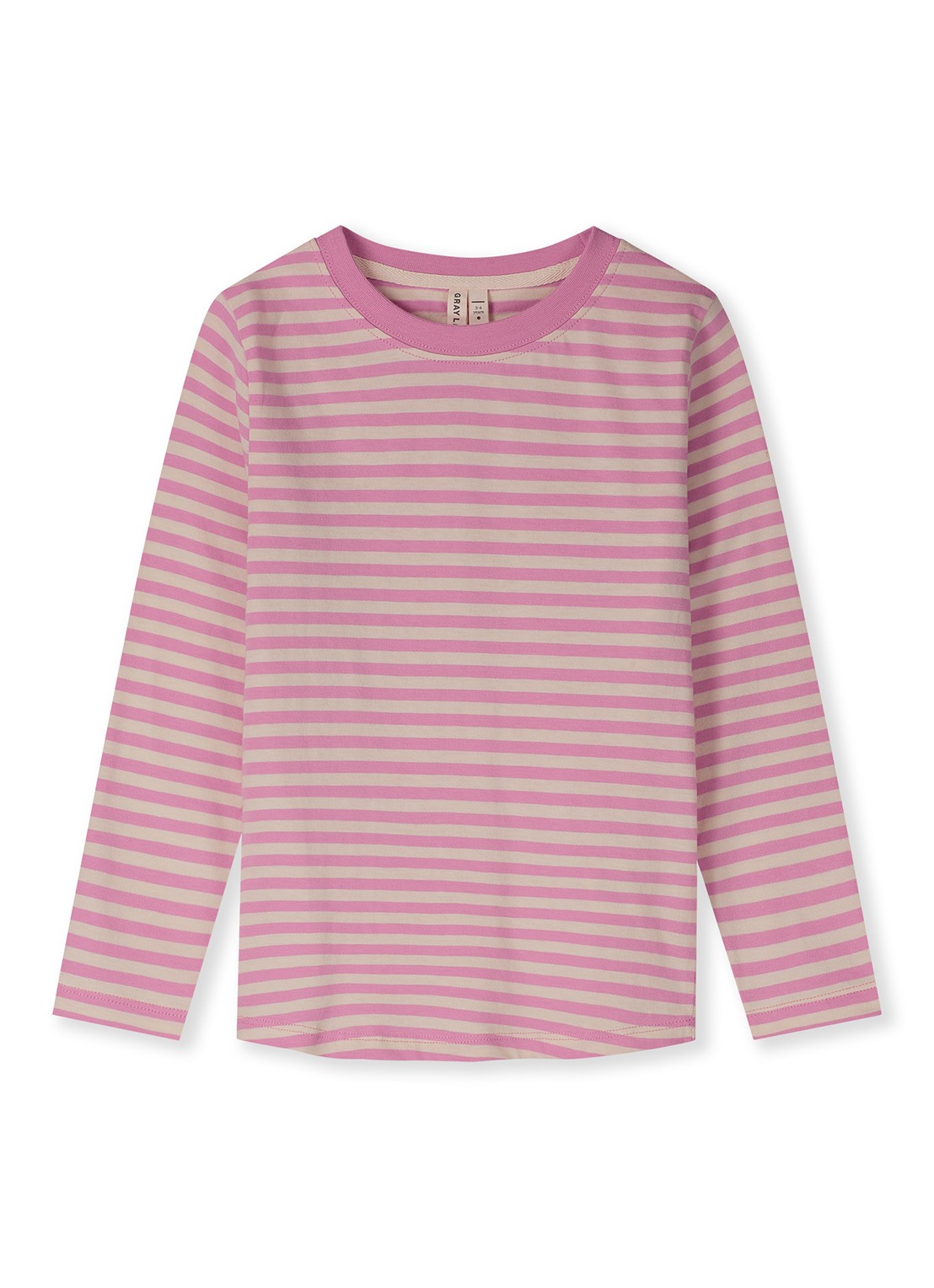 Gray Label Longsleeve met ronde hals - voorkant 2 roze