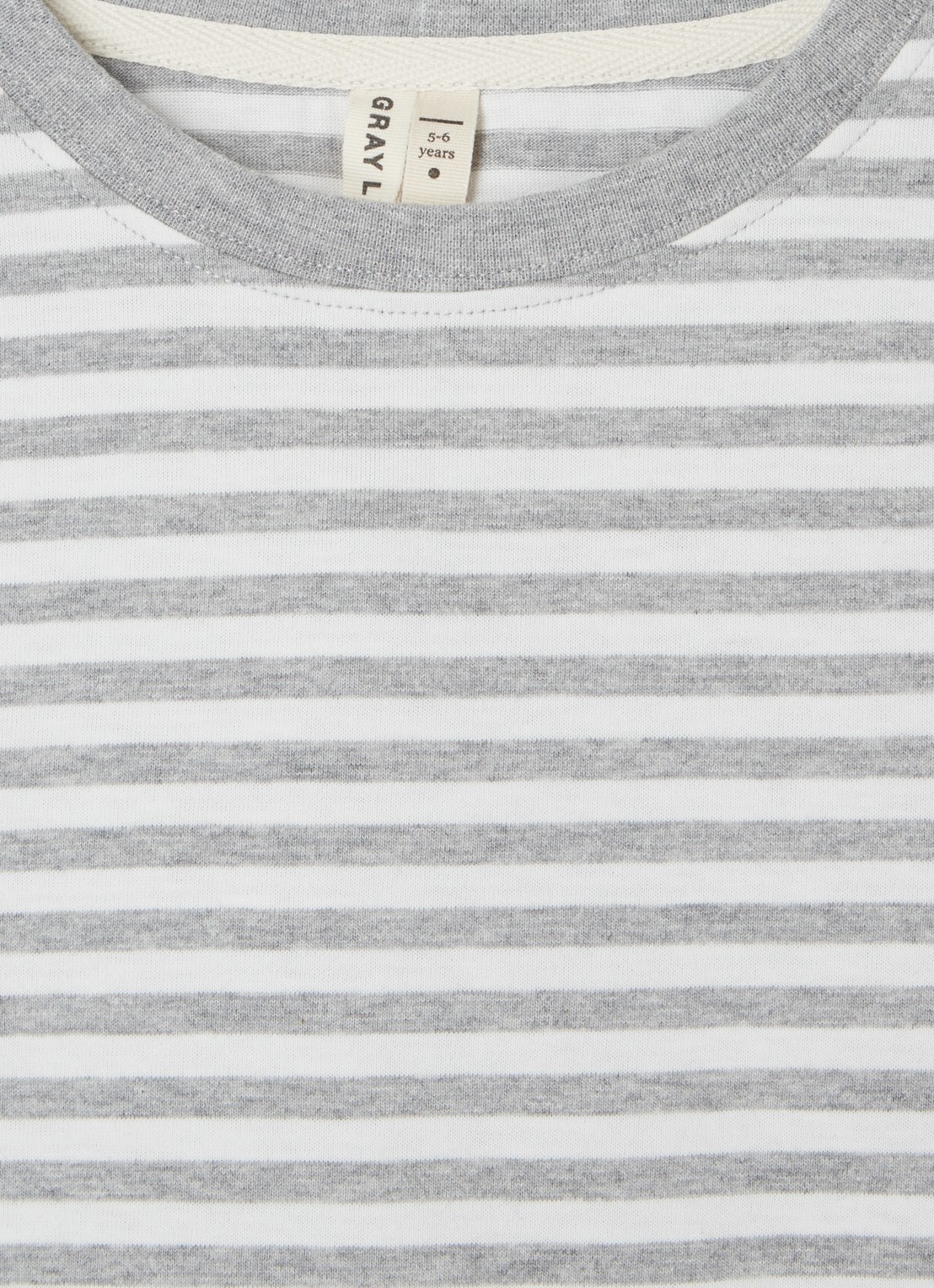 Gray Label Longsleeve van  katoen - detail 4 grijs