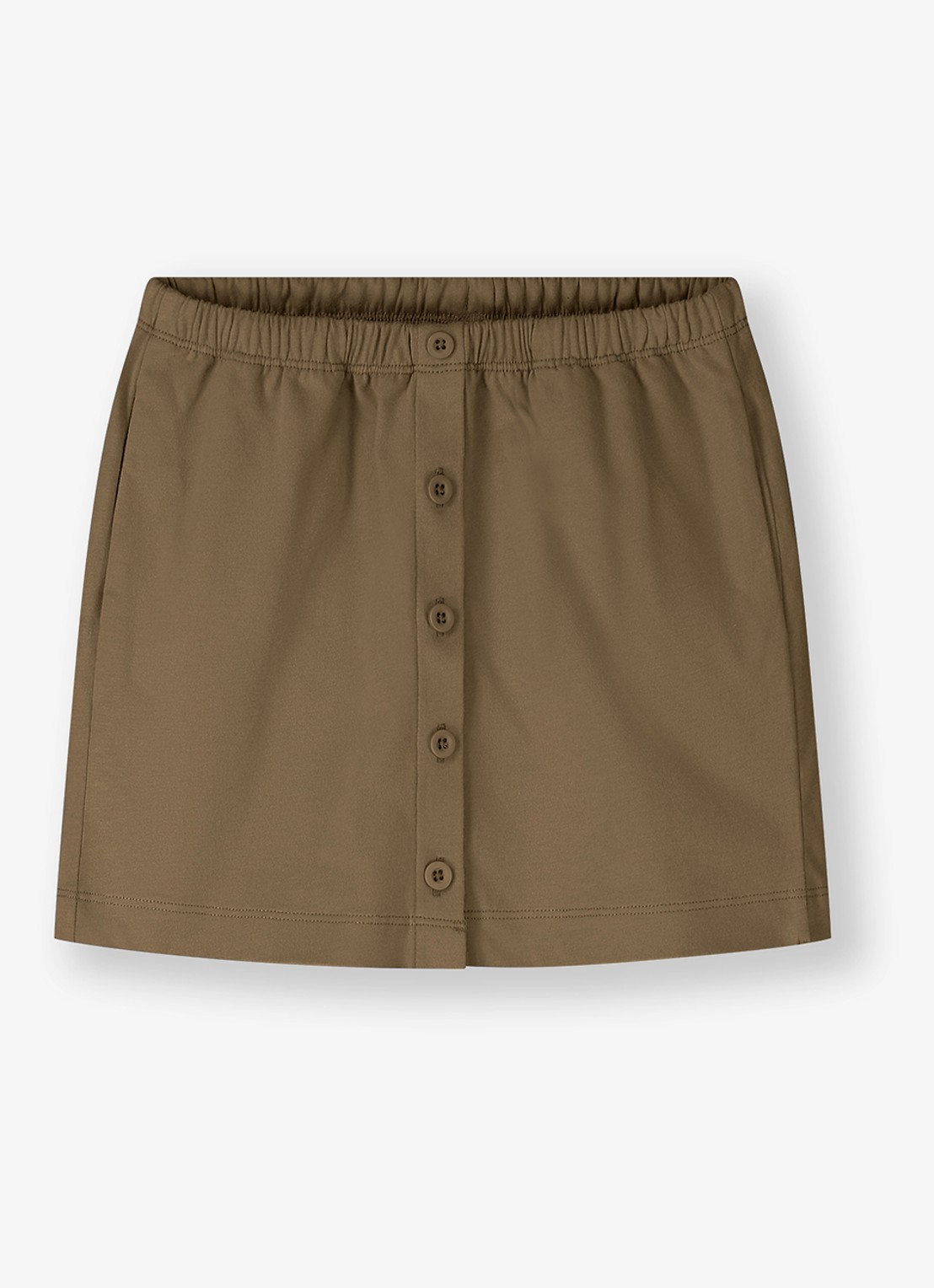 Gray Label Minirok met steekzakken - voorkant 2 lichtbruin