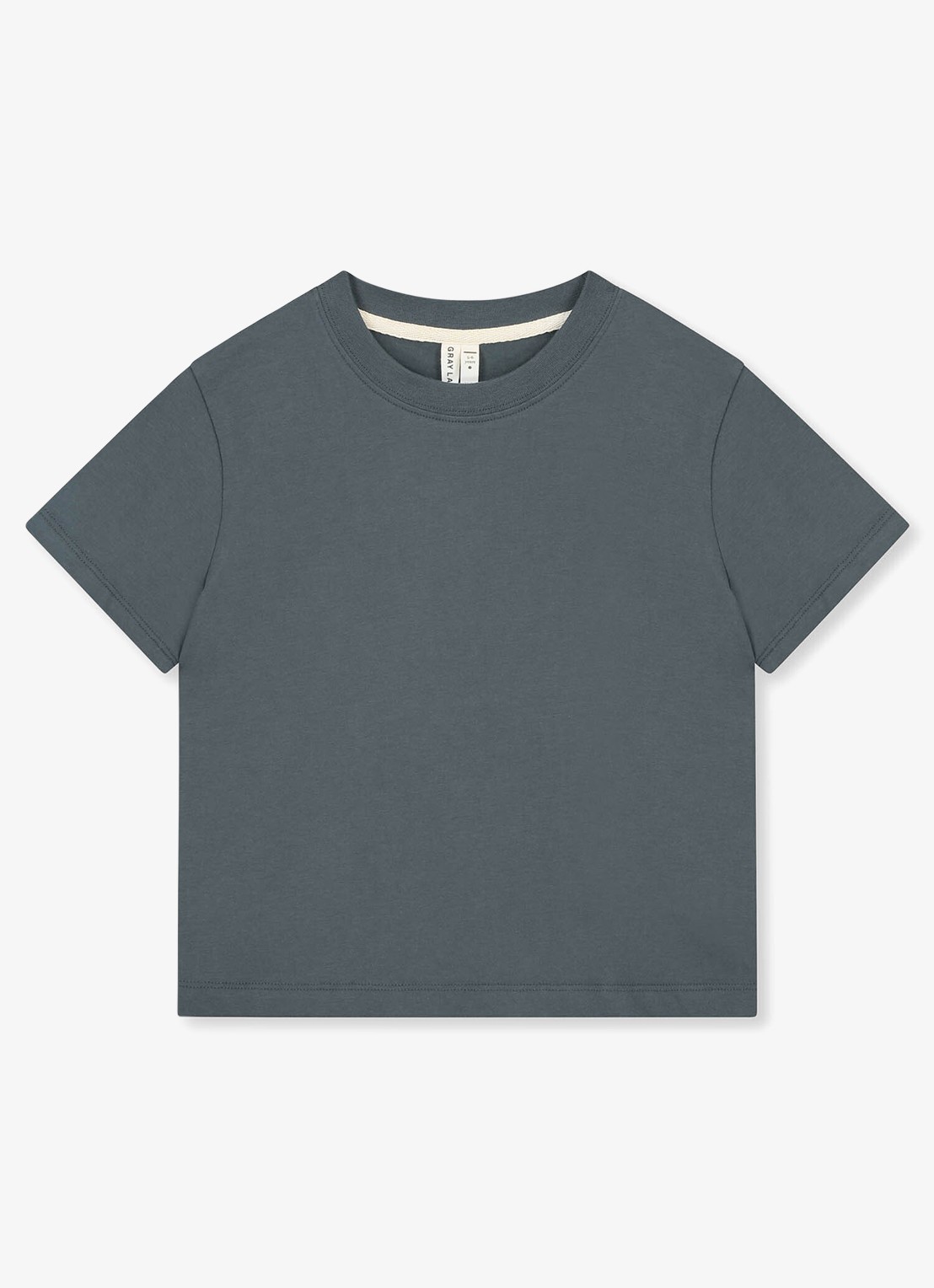Gray Label Oversized T-shirt met ronde hals - voorkant 2 blauwgrijs