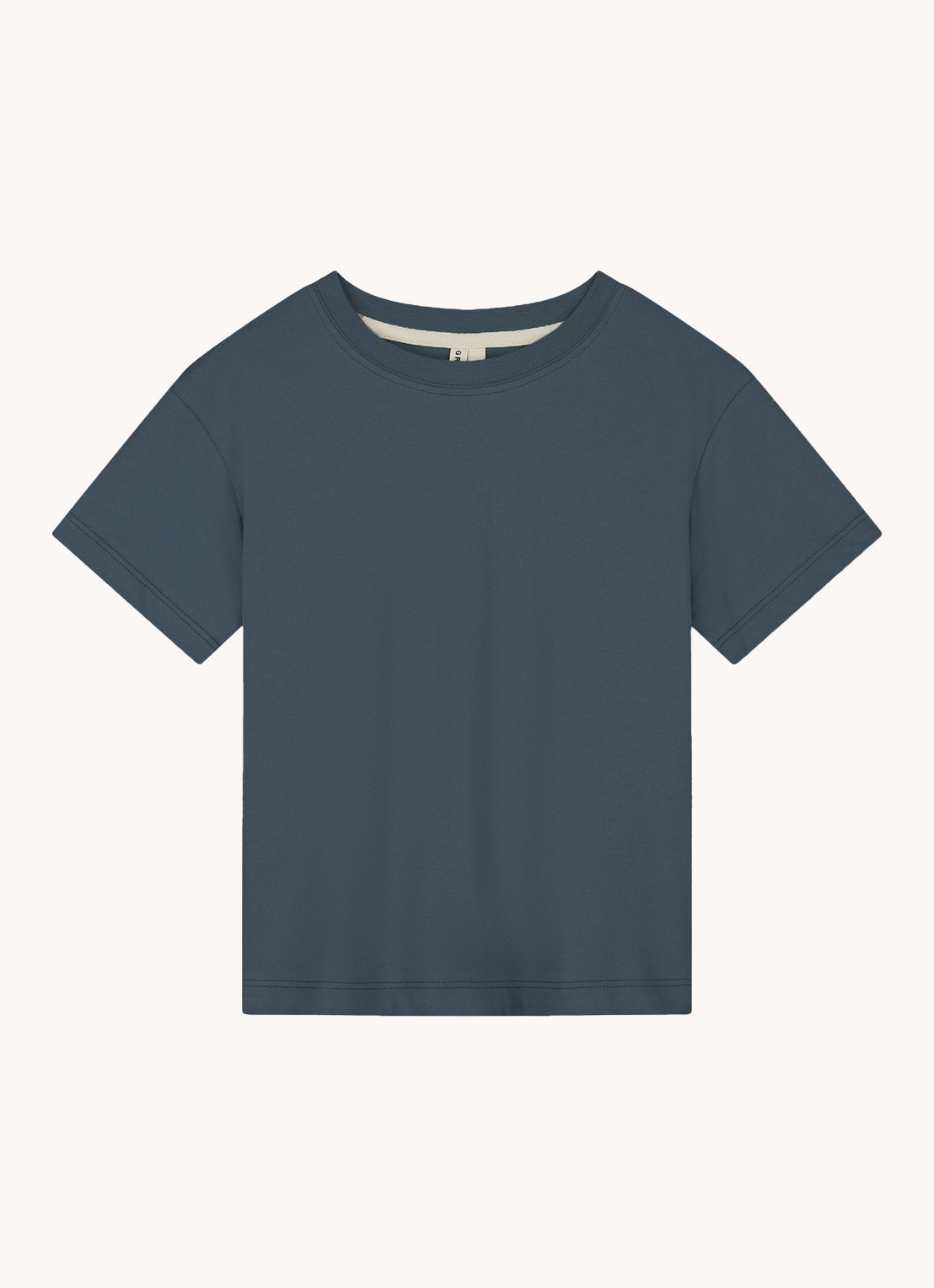 Gray Label Oversized T-shirt met ronde hals - voorkant 3 blauwgrijs