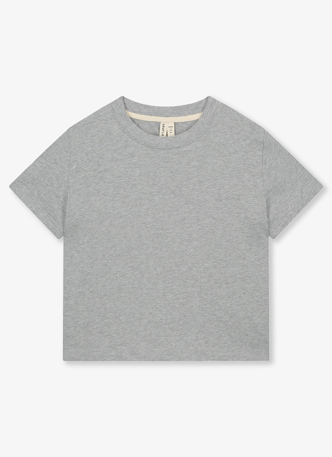 Gray Label Oversized T-shirt met ronde hals - voorkant grijsmele