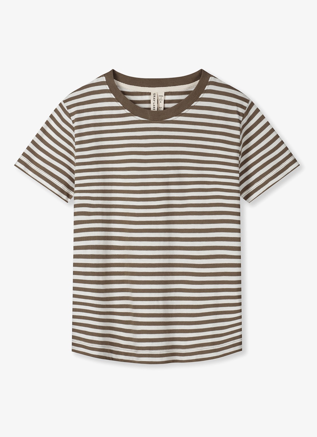 Gray Label Oversized T-shirt met ronde hals - voorkant 2 creme
