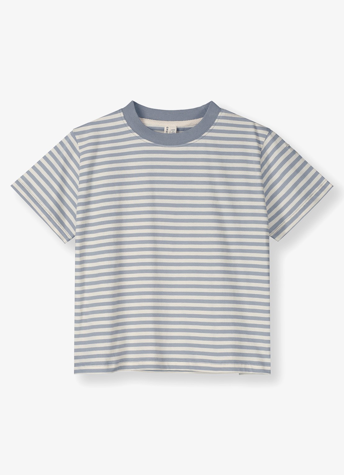 Gray Label Oversized T-shirt met ronde hals - voorkant antraciet