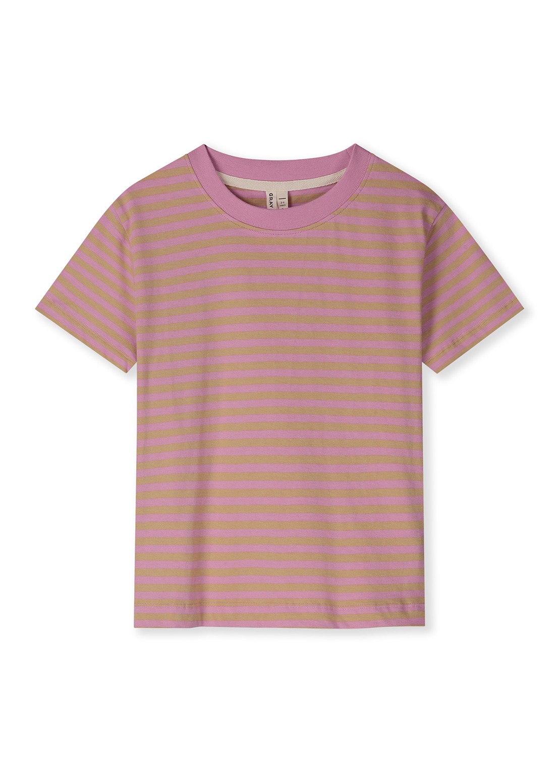 Gray Label Oversized T-shirt met ronde hals - voorkant 2 lichtroze