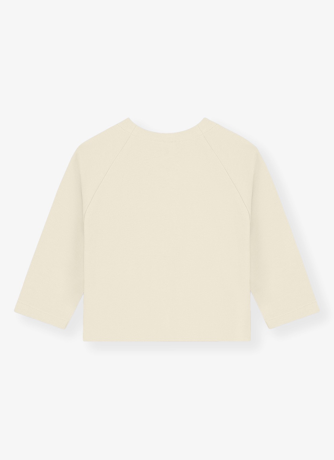 Gray Label Raglan fijngebreid vest  - achterkant gebroken wit