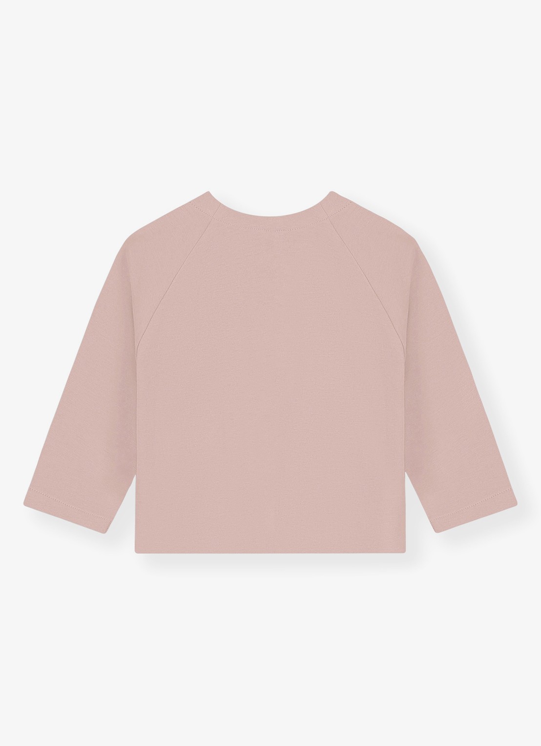 Gray Label Raglan fijngebreid vest  - achterkant oudroze