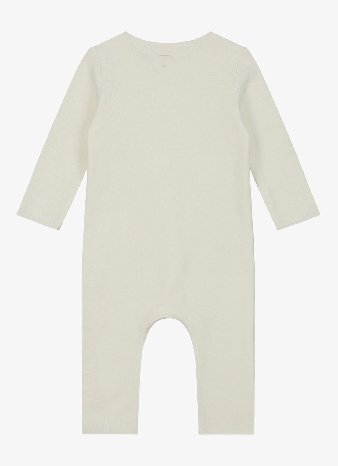 Gray Label Romper in katoenblend met ronde halse - achterkant gebroken wit