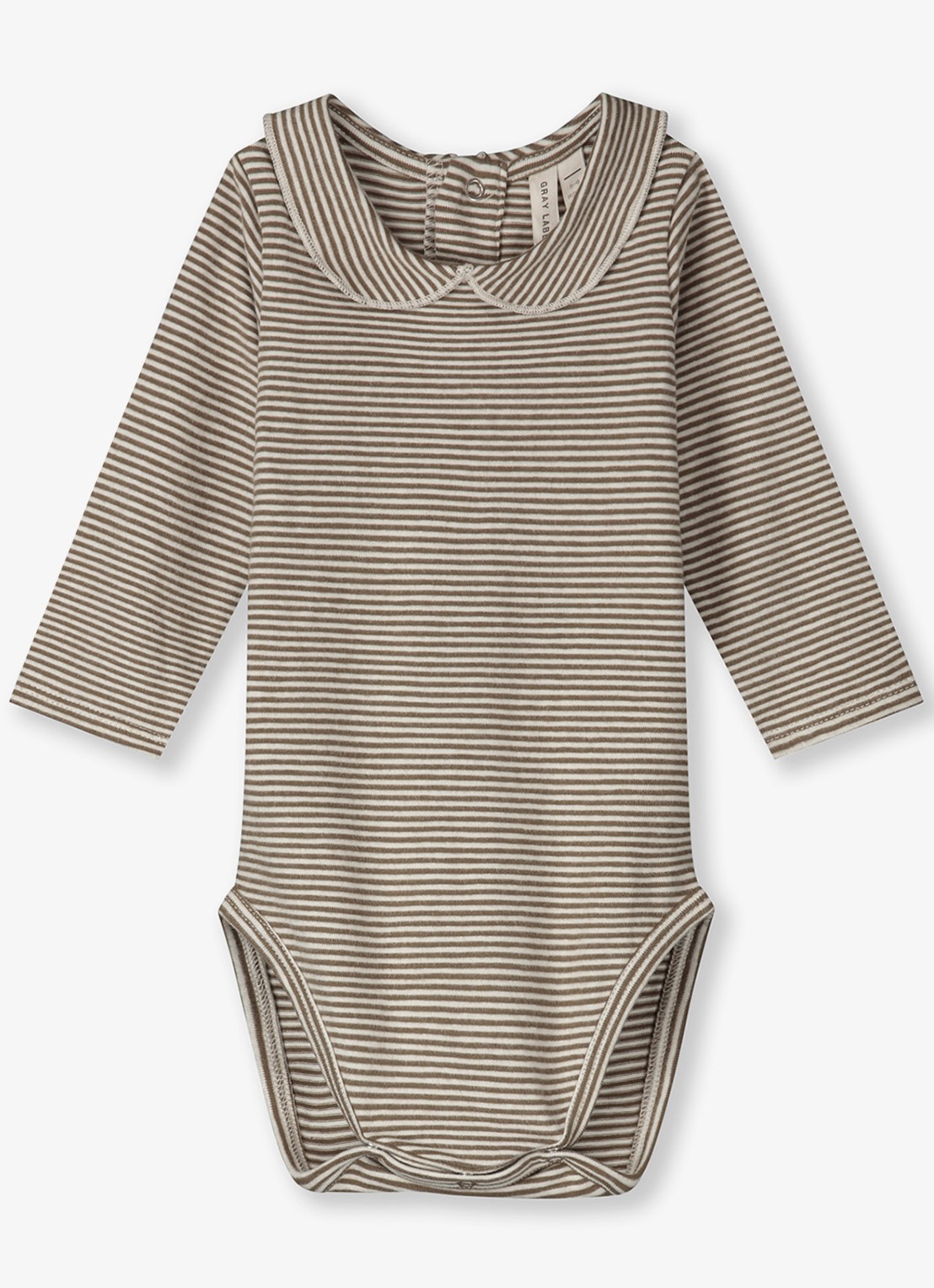 Gray Label Romper met kraag - voorkant bruin