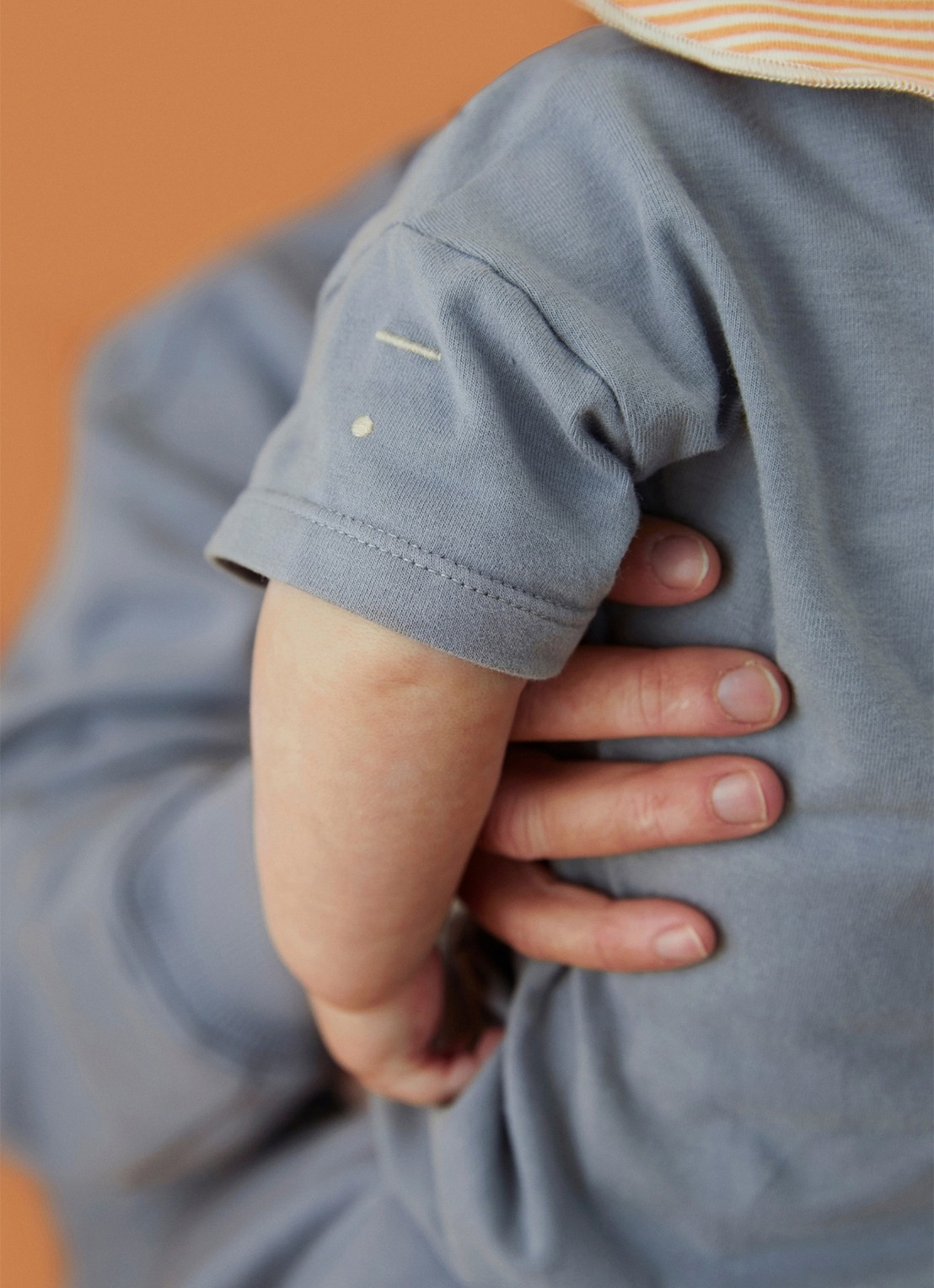 Gray Label Romper met ronde hals - detail 4 grijs