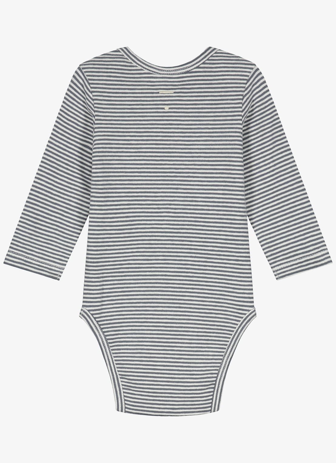 Gray Label Romper met streepprint - voorkant 2 blauwgrijs