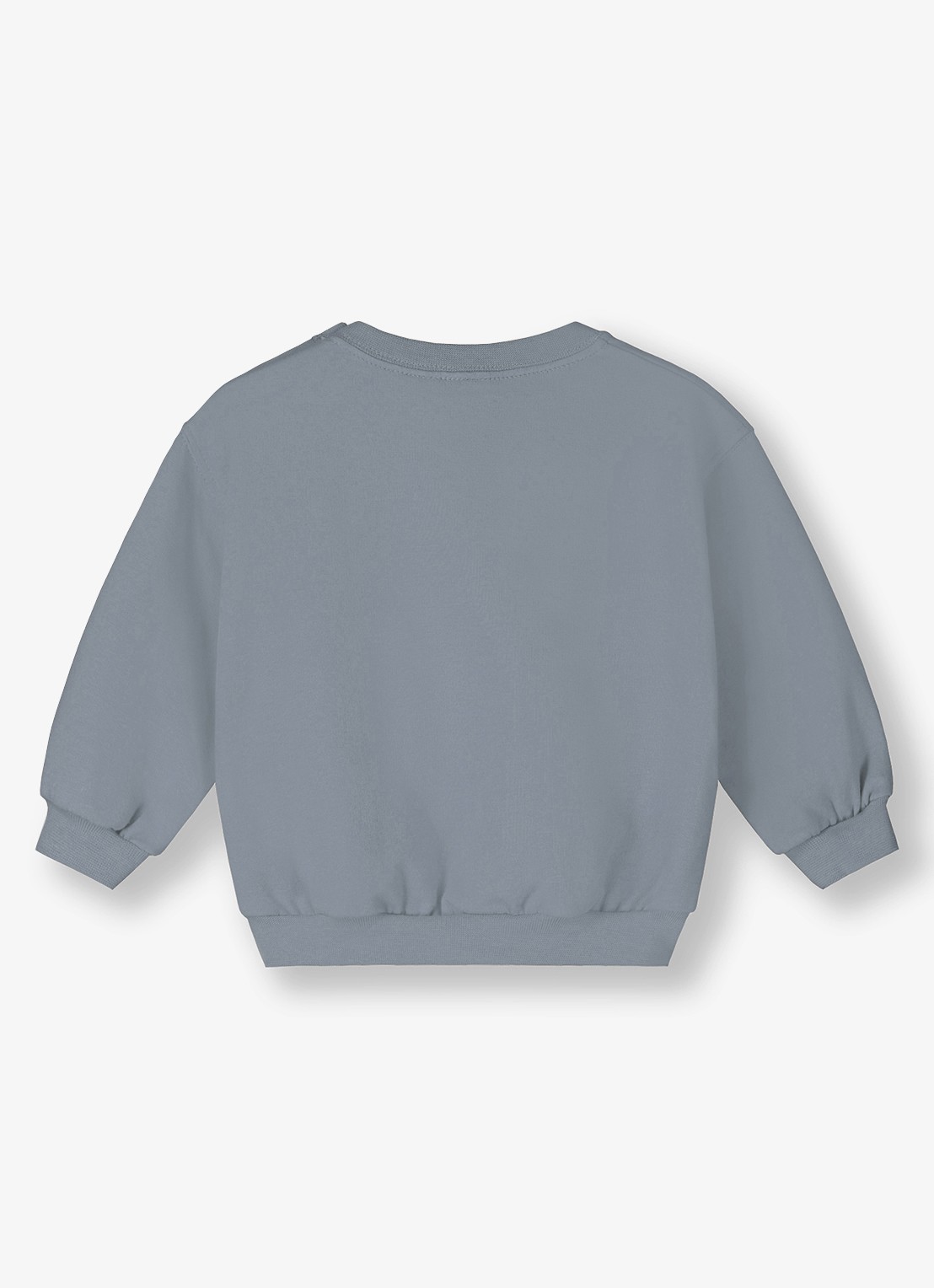 Gray Label Sweater met ronde hals - achterkant grijs