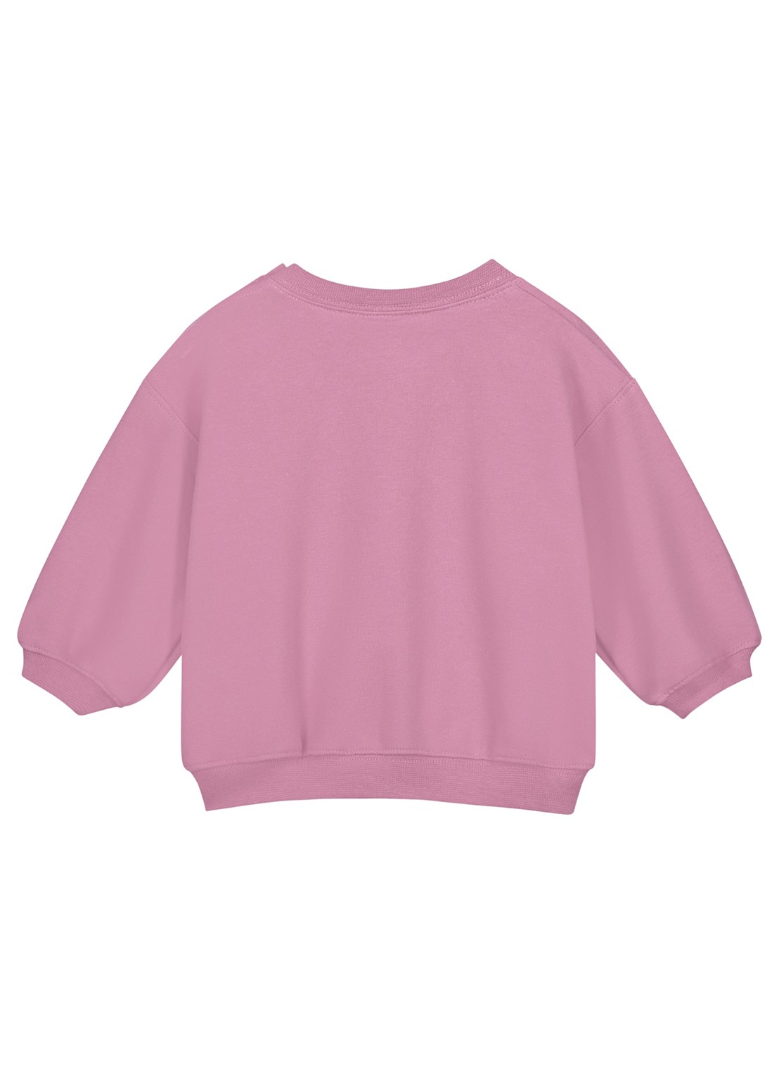 Gray Label Sweater met ronde hals - achterkant lichtroze