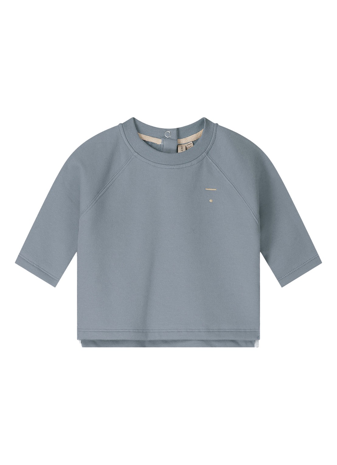 Gray Label Sweater met ronde hals - voorkant 2 lichtgrijs