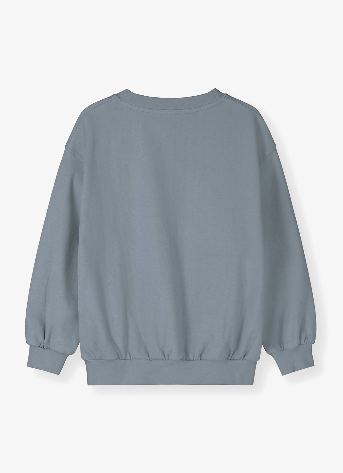 Gray Label Sweater met ronde hals - achterkant stone grey-519 / grijs