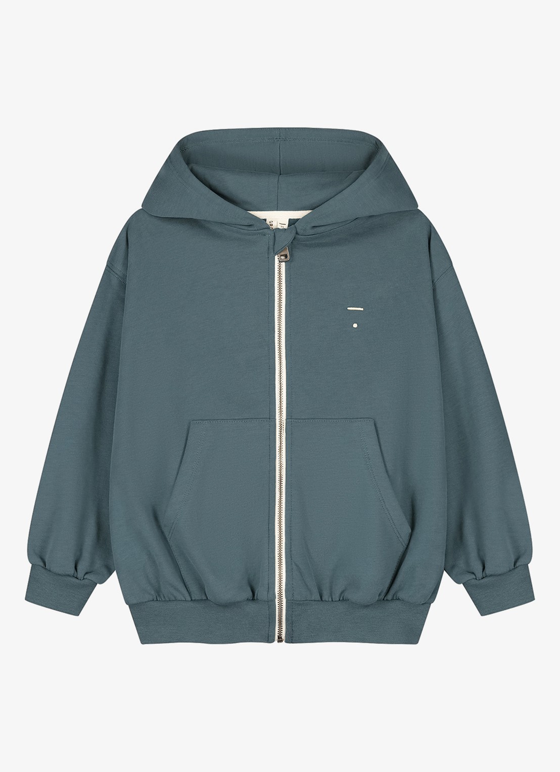 Gray Label Sweatvest met stretch - voorkant blauwgrijs